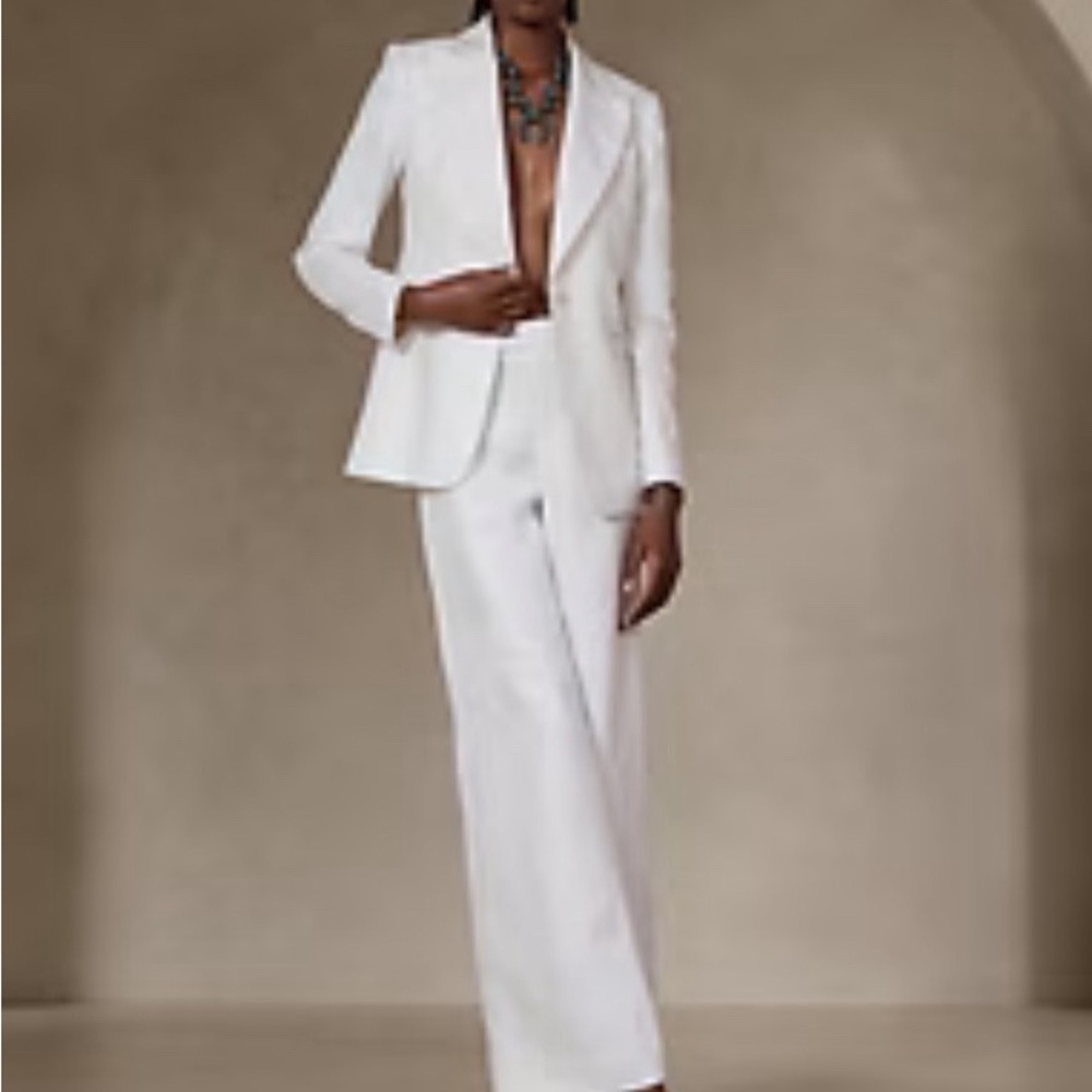 NWT Banana Republic Salma Wide Leg Tuxedo Pant